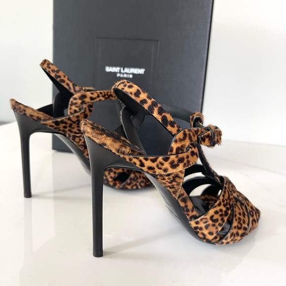 NEW AUTHENTIC SAINT LAURENT TRIBUTE SANDALS - Picture 12 of 16